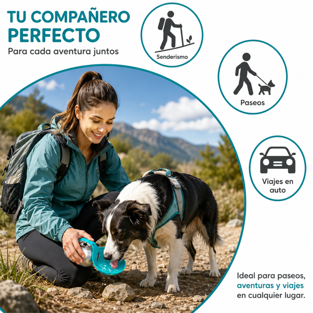 Bebedero Portátil para Mascotas